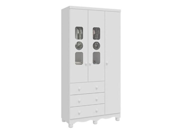 Armário Tedy 3 Portas - Branco