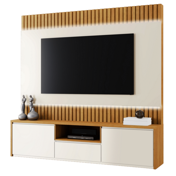 Home até 58" Aurora Naturale/Off White - MAVAULAR - Imagem 4