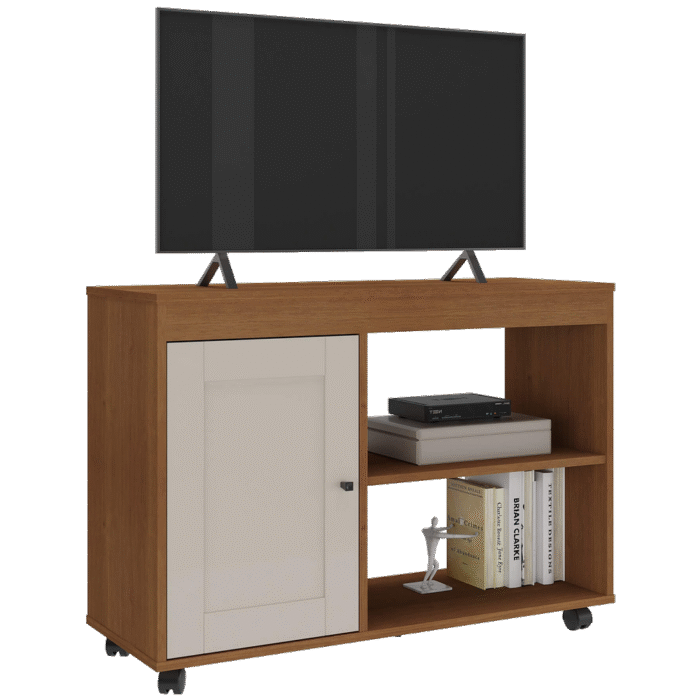 Rack até 42" Sampa Cinamono/Off White - ARTELY - Imagem 2