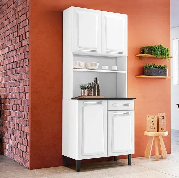 Kit Cozinha 4P1G Pratika 80 Branco - ITATIAIA