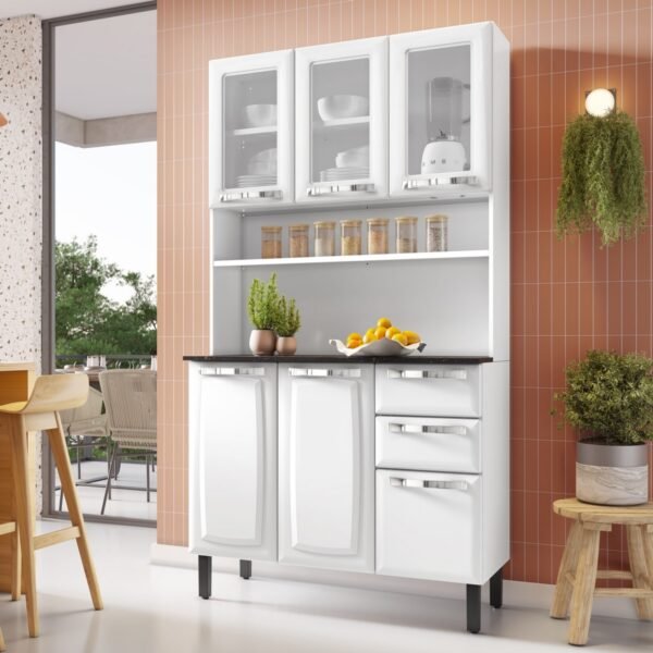 Kit Cozinha 6P2G Pratika 105 Branco - ITATIAIA