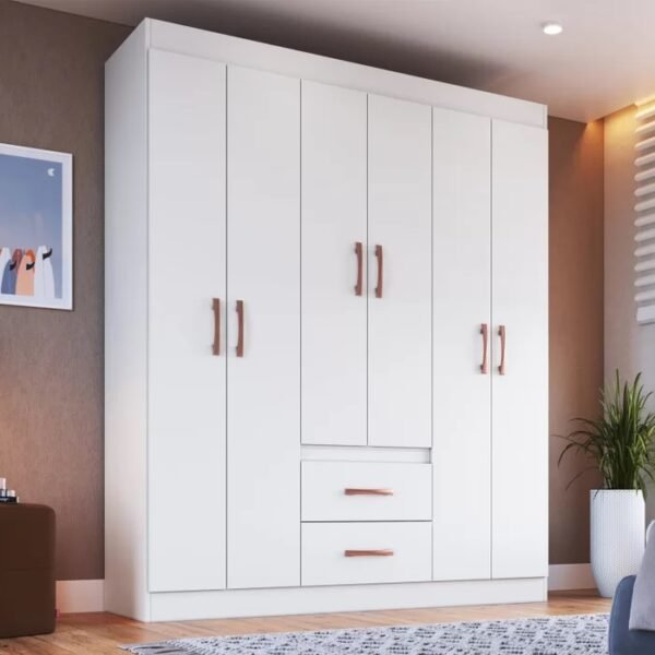 Guarda-Roupa Montevidéu 10206 1,37 m Branco - DORIPEL