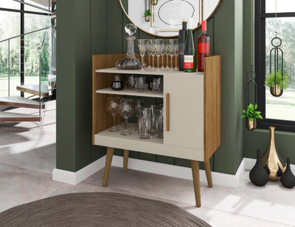 Aparador Café II Cinamono/Off White - BECHARA
