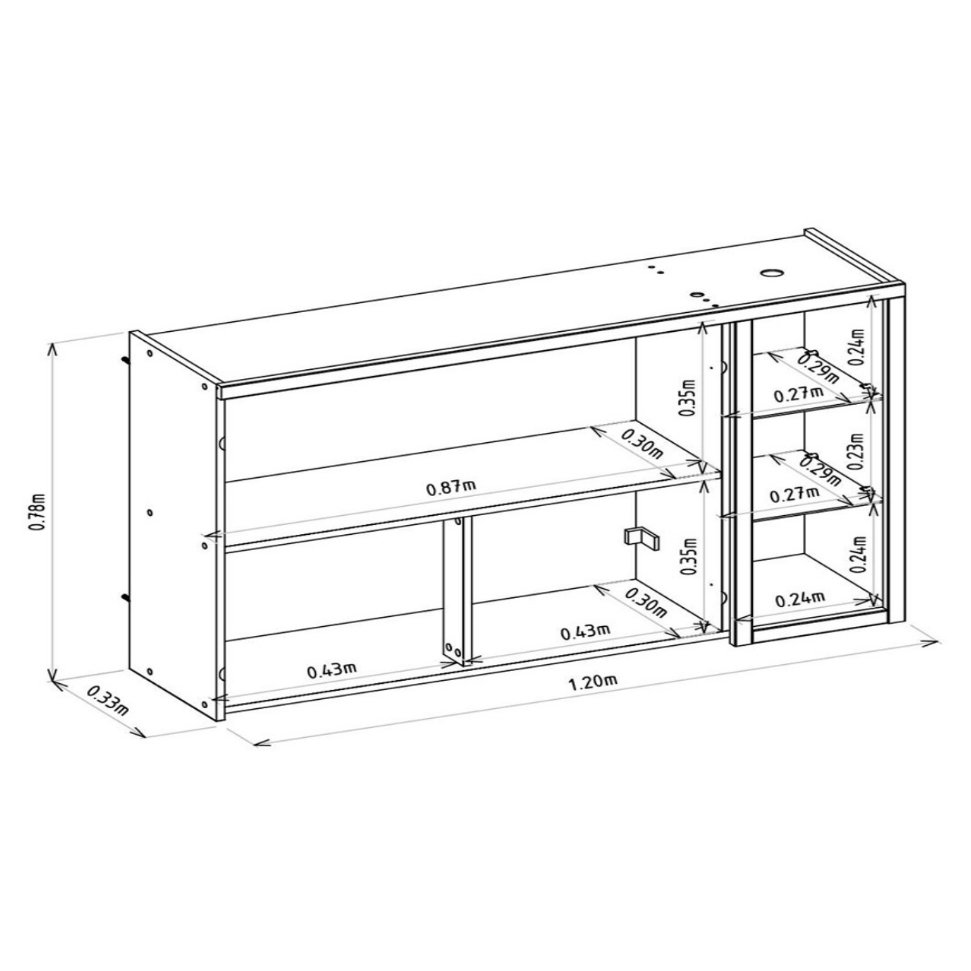 Cozinha 5 Peças Allure Jequitibá/Gris Fosco - LINEA BRASIL - Imagem 5