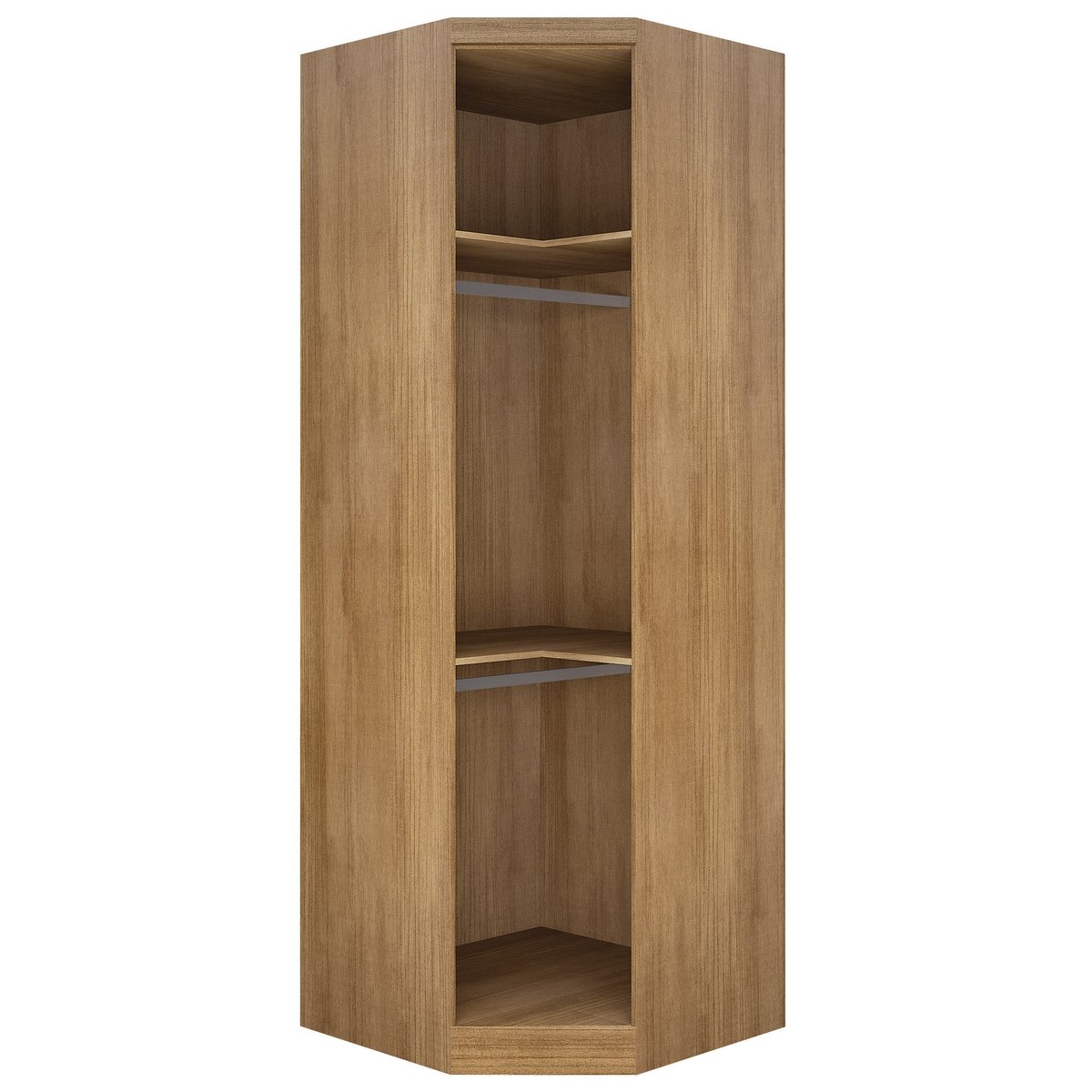 Módulo Canto Oblíquo Rizon Cumaru/Fendi - NOVO HORIZONTE - Imagem 2