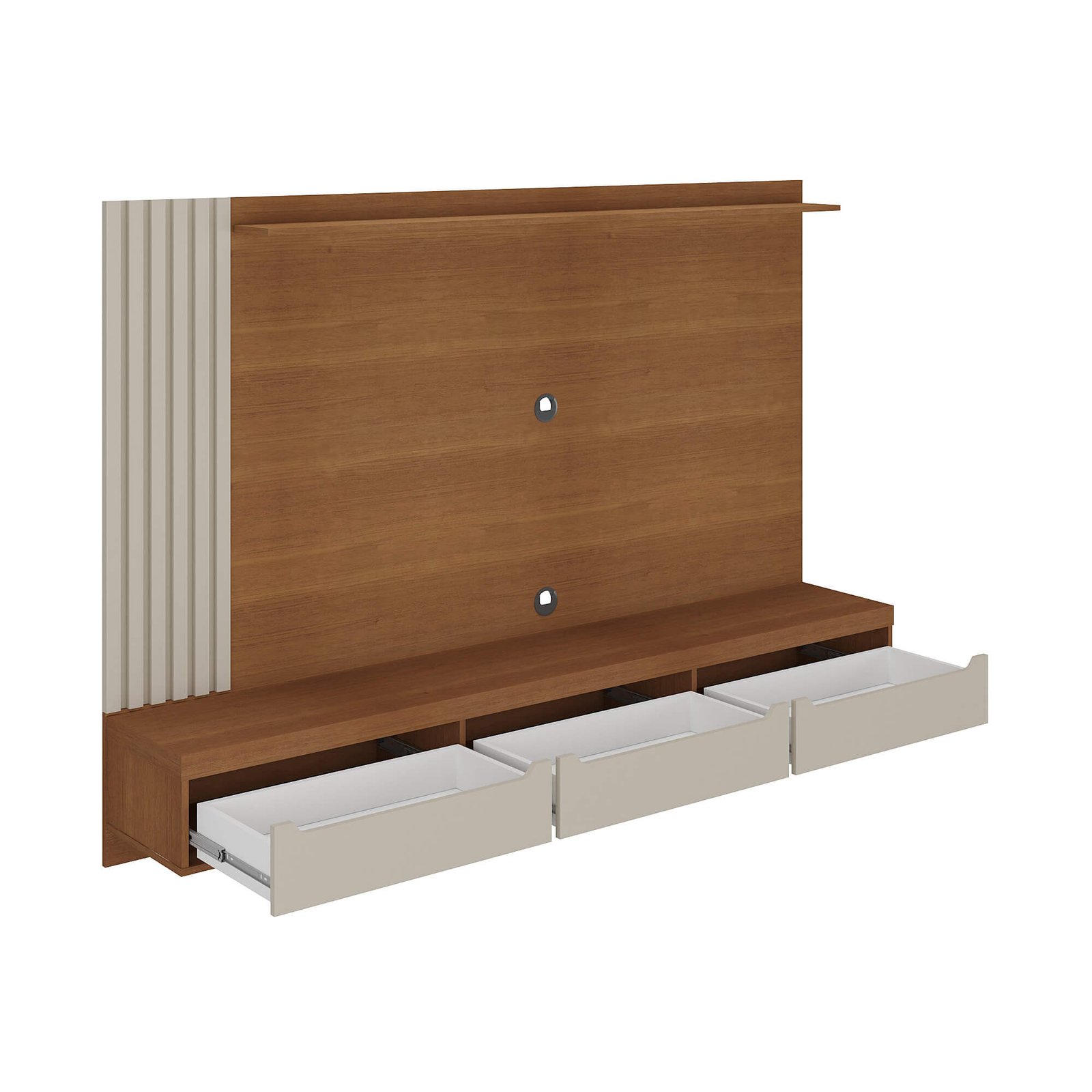 Painel até 75" Presence Cinamono/Off White - ARTELY - Imagem 3