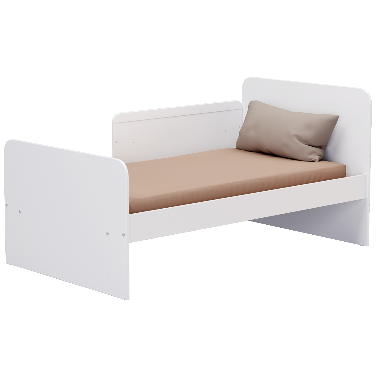 Berço Americano Ben Branco Brilho/Amêndoa - PEROBA MÓVEIS - Imagem 3