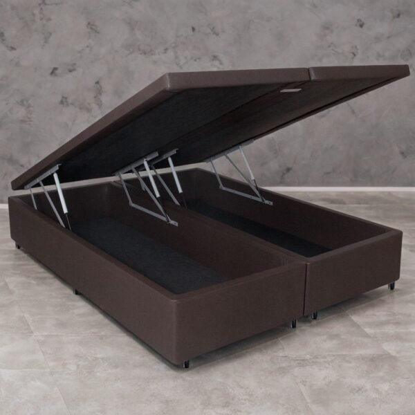 Base Box Queen Baú Corino Marrom – ALTO NÍVEL CAMAS E COLCHÕES