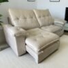 Sofá Retrátil e Reclinável Corvette 2,90 m Bege - D'VITRINE ESTOFADOS