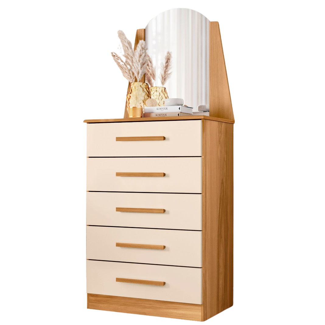 Cômoda Veneza Cinamono/Off White - MÓVEIS ALBATROZ - Imagem 2