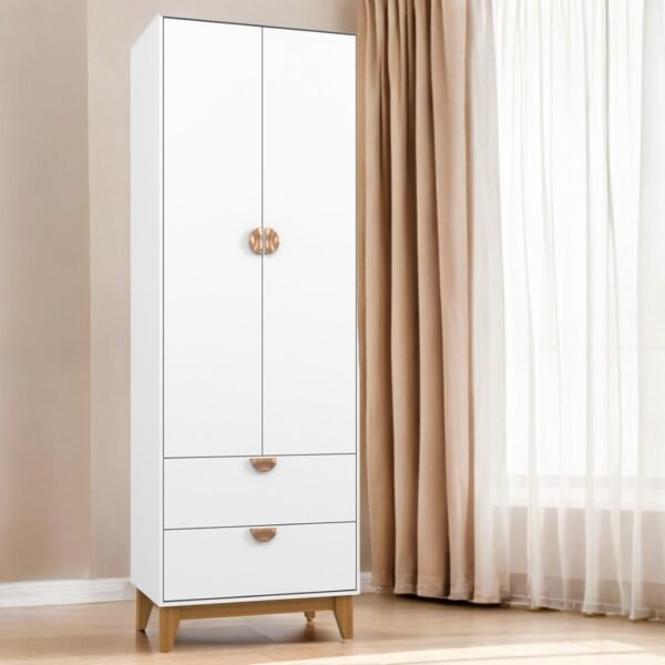 Guarda-Roupa 2 Portas Magia Branco - BATROL MÓVEIS