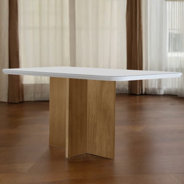 Mesa Berlim 120 Canto Copo Imbuia/Off White – RUFATO