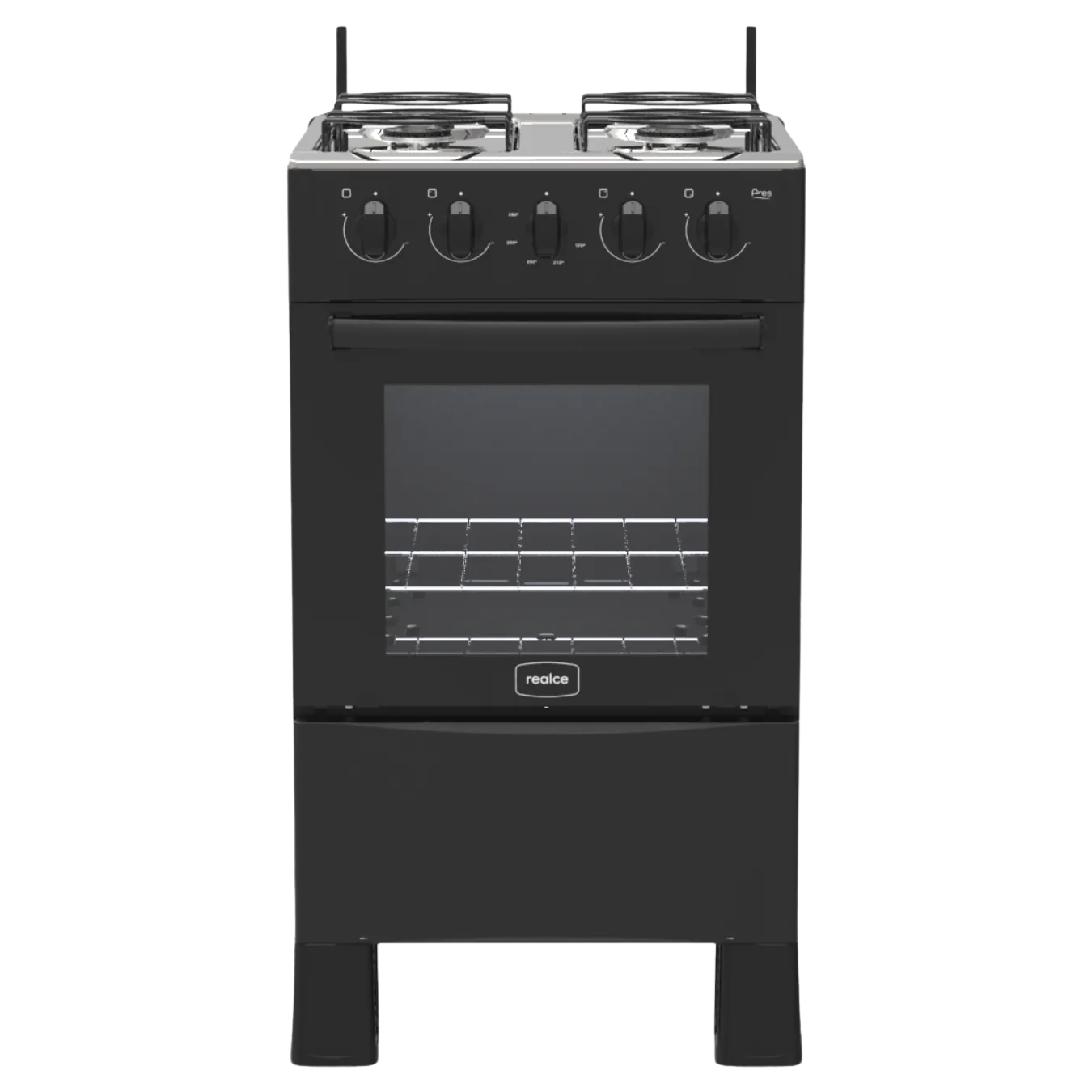Fogão 4 Queimadores Ares Plus Preto – REALCE ELETRODOMÉSTICOS - Imagem 3
