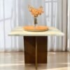 Mesa Salinas 120 Cinamomo/Off White - AVALON DECOR