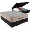 Colchão Queen Airtech Springpocket + Base Box Baú Corino Preto – ORTOBOM + ALTO NÍVEL CAMAS E COLCHÕES