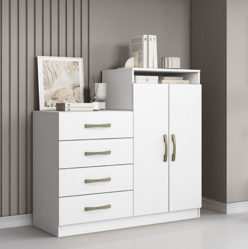 Cômoda Londres Branco - ARAMÓVEIS