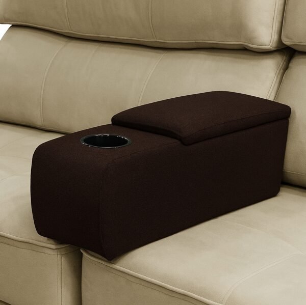 Lego Console Universal para Sofá Corino Marrom - SOLAR MÓVEIS