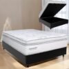 Colchão Casal New Freedom + Base Box Baú Preto – ORTOBOM + BIOSTAR