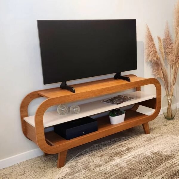 Rack até 60" Théo Cinamono/Off White - ARTELY