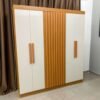 Guarda-Roupa 6 Portas Cairo 1,80 m Naturale/Off White - RUFATO