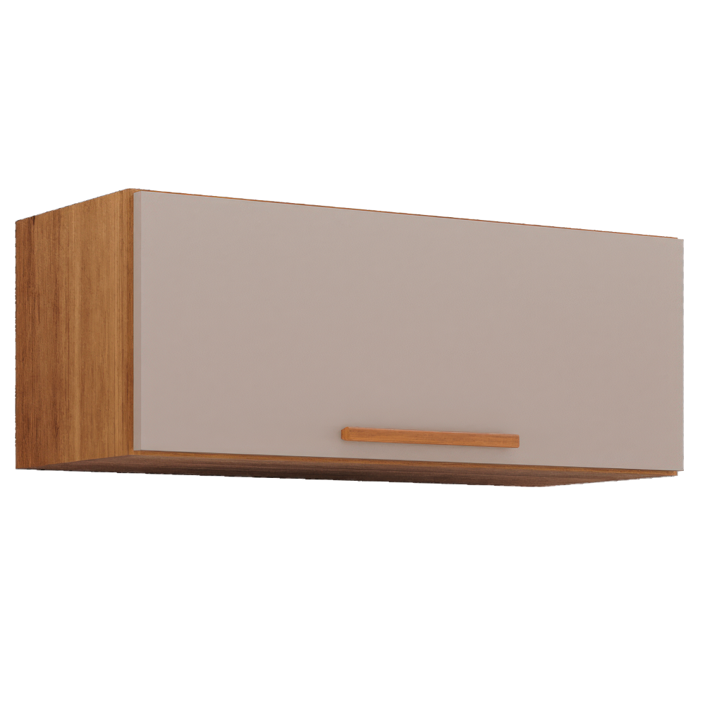 Armario Aereo Geladeira New Valencia Cinamomo/Off White - SALLETO - Imagem 3