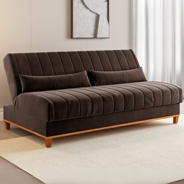 Sofá Cama Luna/Duna 1,80 m Veludo Bombom - VIERO MÓVEIS