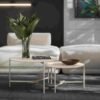 Mesa de Centro Prisma Off White - EJ MÓVEIS