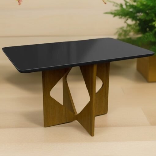 Mesa Madri 160x80 Cinamono/Preto - MINASPLAC