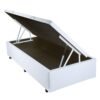 Base Box Solteiro Baú Corino Branco - BIOSTAR