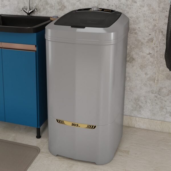 Tanquinho Semiautomático Newmaq 20,5 Kg Cinza Prata - NEWMAQ