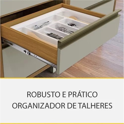 Balcão Baronesa 120 Freijó/Off White - NESHER - Imagem 7