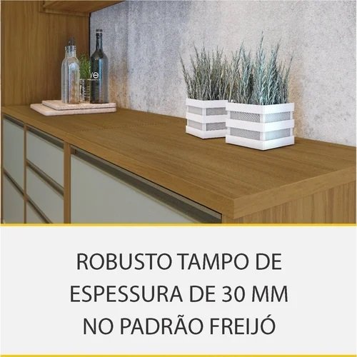 Balcão Baronesa 120 Freijó/Off White - NESHER - Imagem 4