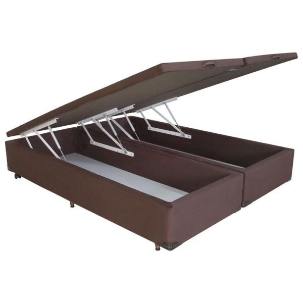 Base Box Queen Baú Corino Marrom – BIOSTAR