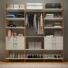 Closet 3 Torres TW404 2,175 m Off White/Freijó - DALLA COSTA