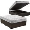 Colchão Casal Orthosono 18 cm D33 + Base Baú Corino Marrom – ANJOS + BIOSTAR