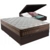 Colchão Casal Star One D28/AG D70 + Base Box Baú Marrom – ANJOS COLCHÕES + BIOSTAR