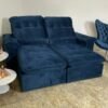 Sofá Retrátil e Reclinável Imperial 2,30 m Azul – IMPÉRIO ESTOFADOS (PROMOÇÃO - LEVE AVARIA)
