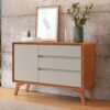 Buffet Sinus 1,20 m Naturale/Off White - MAVAULAR