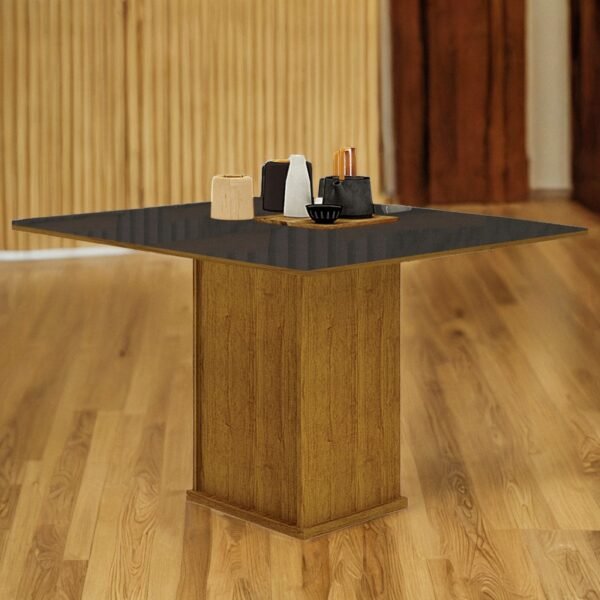 Mesa Napoli 90 Freijó/Chumbo - LEIFER