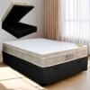 Colchão Casal Airtech Springpocket 25 cm D26 Molas Ensacadas + Base Baú Corino Preto – ORTOBOM + BIOSTAR
