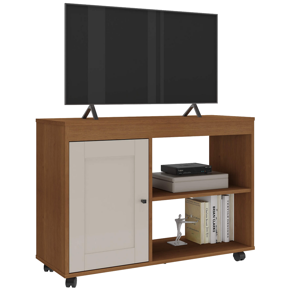 Rack até 42" Sampa Cinamono/Off White - ARTELY - Imagem 2