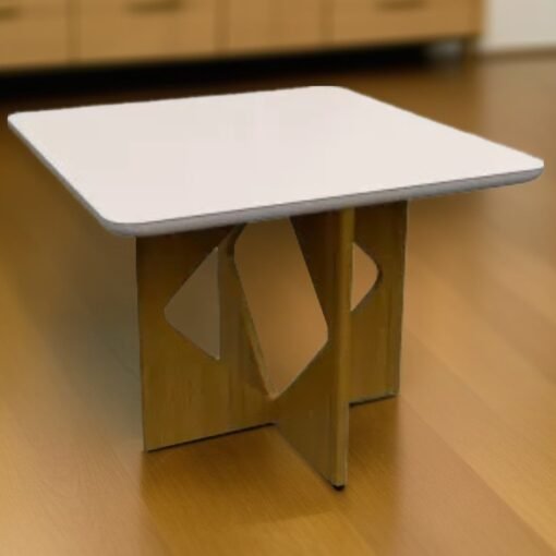 Mesa Madri 90×90 Cinamono/Off White – MINASPLAC