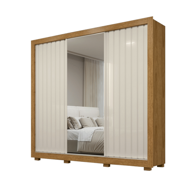 Guarda-Roupa Teresópolis 2,25 m Cinamono/Areia - RUD RACK