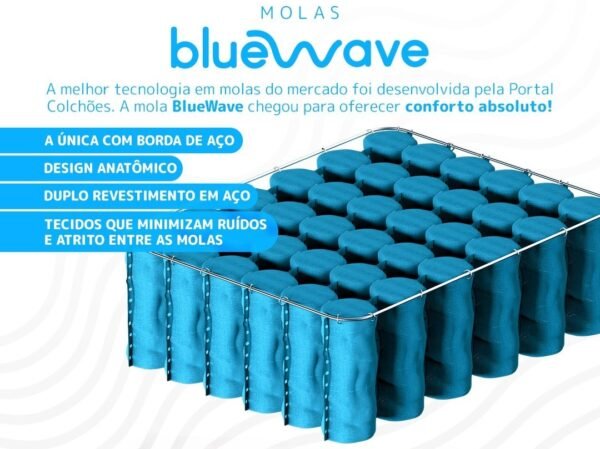 Colchão Casal Texas 29 cm D28 Molas ensacadas - GAZIN COLCHÕES