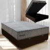 Colchão Casal Exclusive Foam + Base Box Baú Marrom – ORTOBOM + BIOSTAR