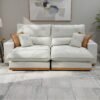 Sofa Retratil e Reclinavel Aquiles/Gran Bello 2,30 m Veludo Bege 106 - ZARAT ESTOFADOS