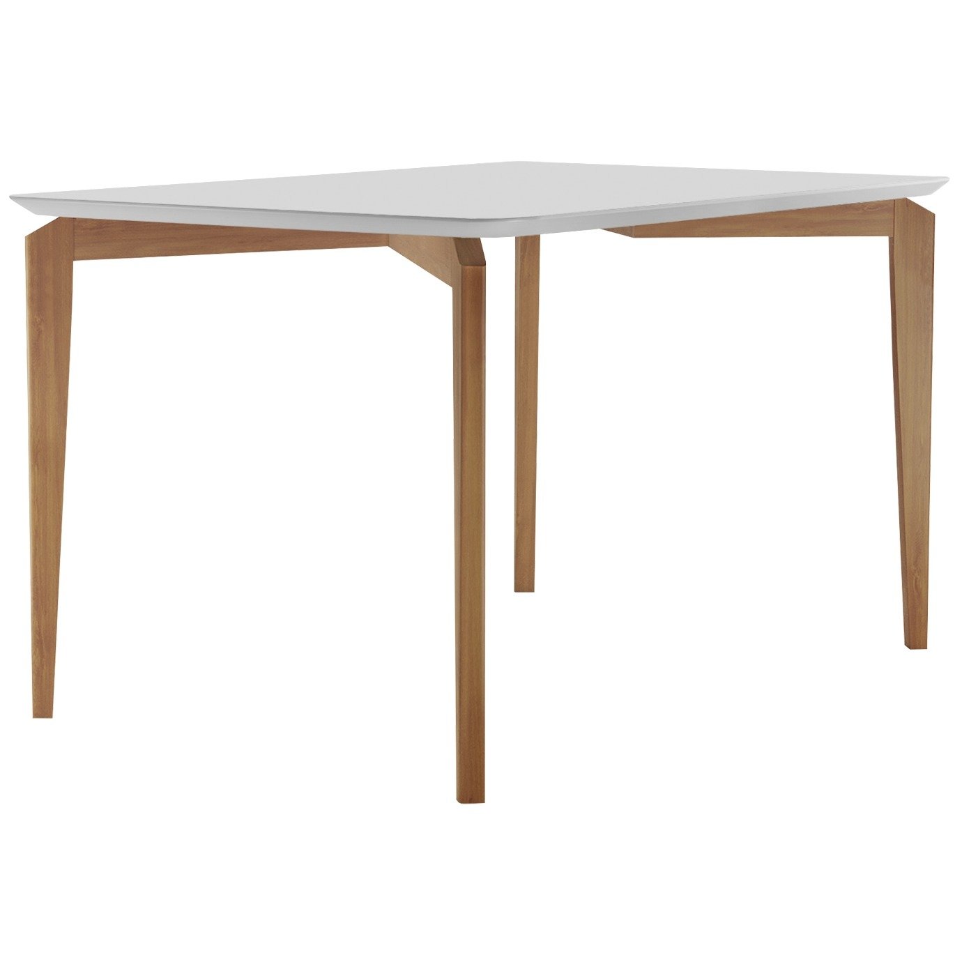 Mesa Roma 160 Canela/off White - Sala Vip Movelaria - Imagem 2