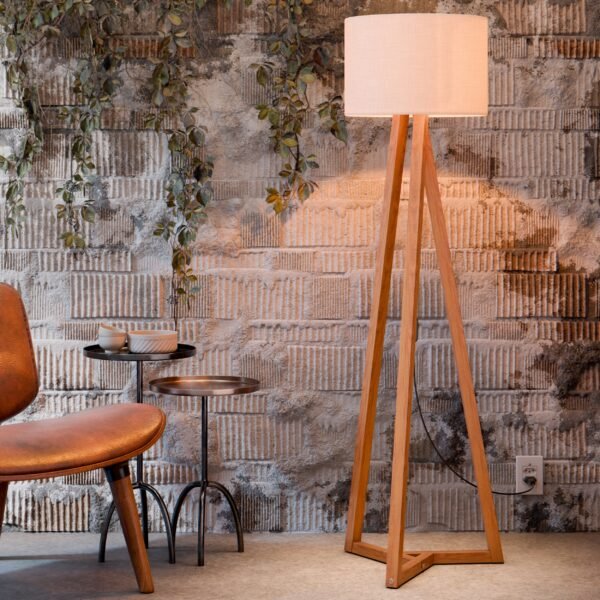 Luminária Classic Off White/nature - Tebarrot Do Brasil