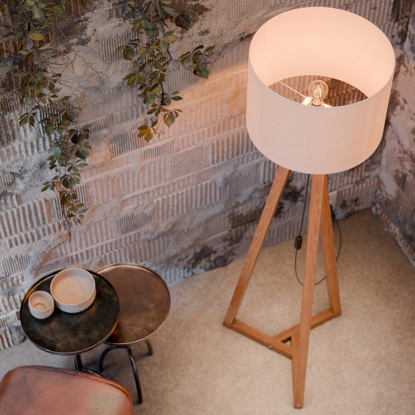 Luminária Classic Off White/nature - Tebarrot Do Brasil - Imagem 2