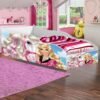 Cama Solteiro Carro Barbie Cod.500 - GABRIELLI